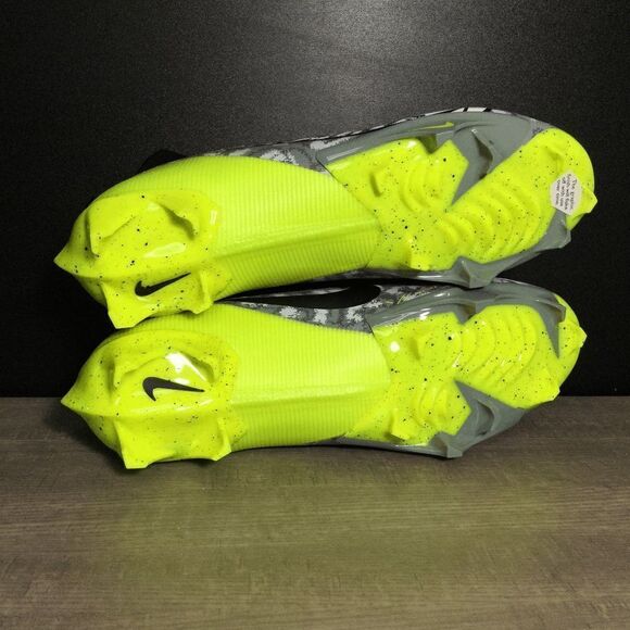 Nike Vapor Edge Pro 360 2 Football Cleats Razor Sharp Cuts Grey Green Men's 11.5 - Picture 6 of 7